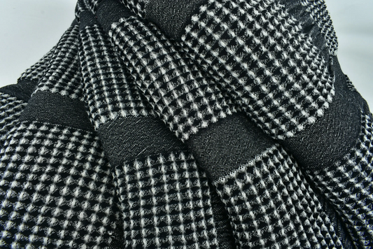 Bettüberwurf Türkische Tagesdecke Schwarz Plaid Waffeldecke, 200x210 cm