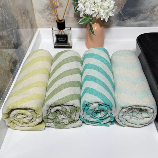 Handwoven Turkish Peshtemal Towel – 100% Cotton, Personalized Gift