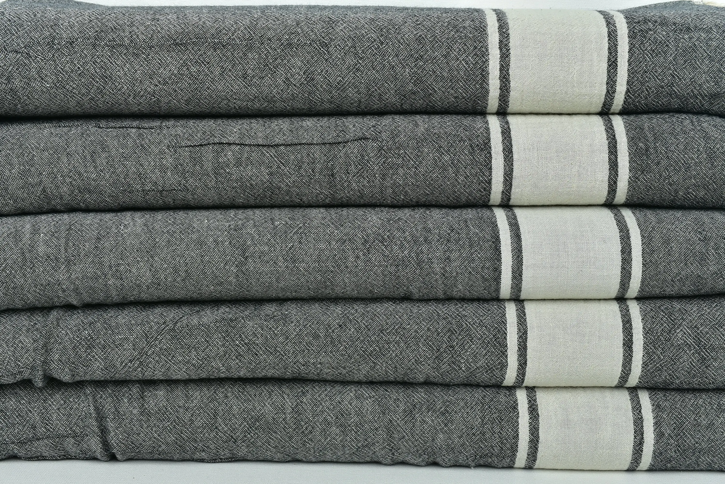 Bedcover Home Decor Black Striped Throw Blanket, 60x71 Inches