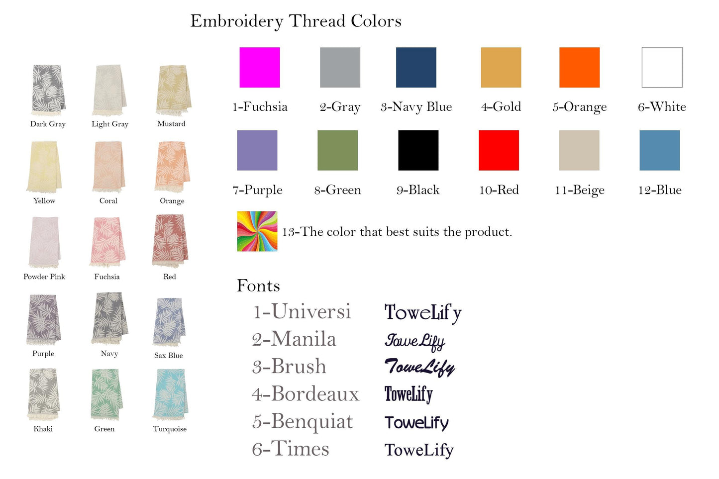 Personalized Turkish Beach Towel: Handwoven Cotton Peshtemal, Bachelorette Gift