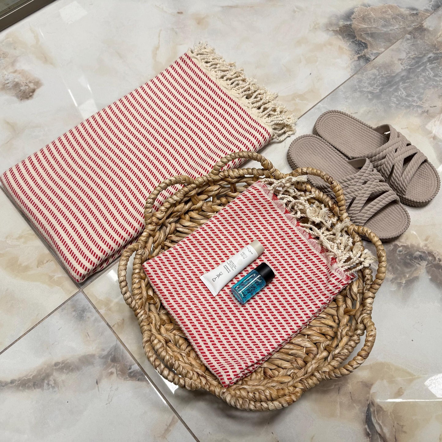 Personalized Turkish Beach Towel, Handwoven Cotton Peshtemal, Wedding Gift