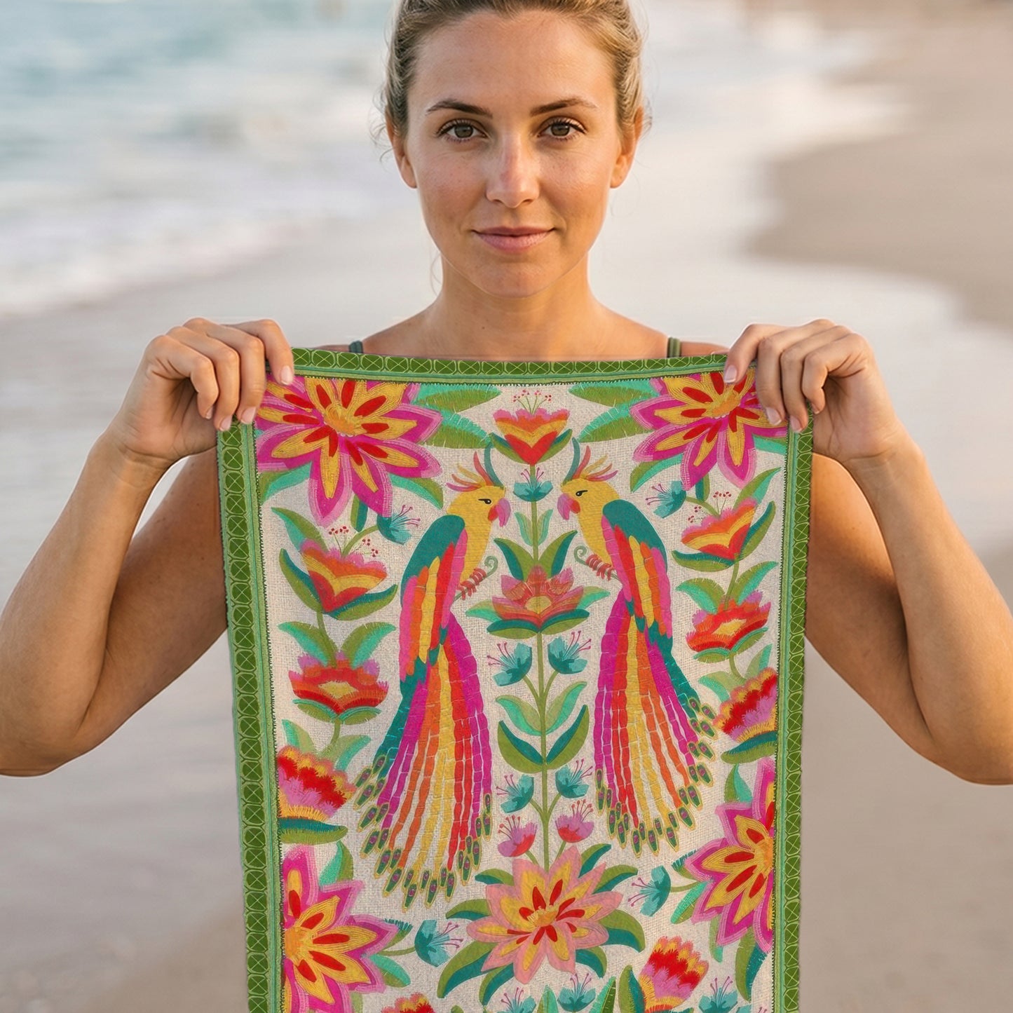 Tropical Fruit Garden Printed Towel