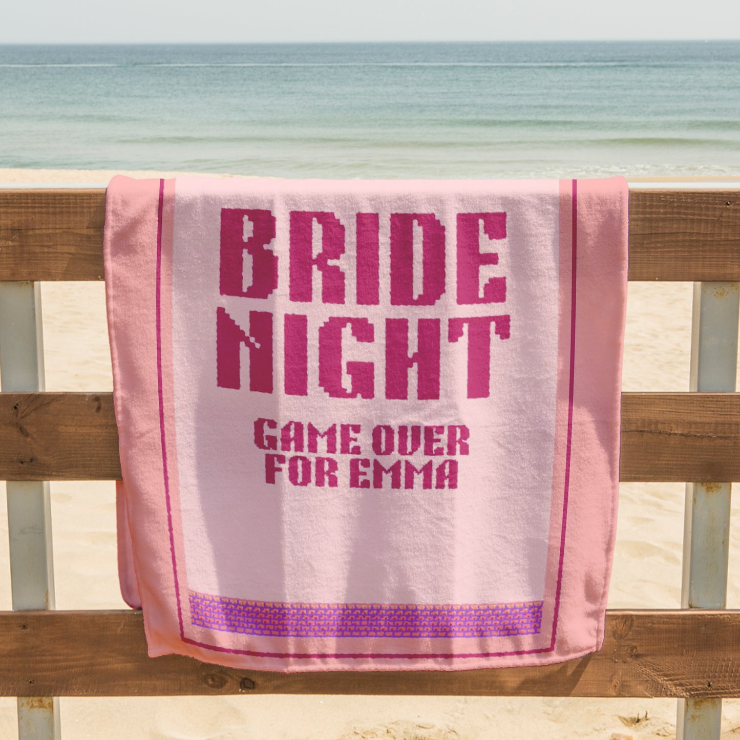 Bride Night Bachelorette Printed Towel