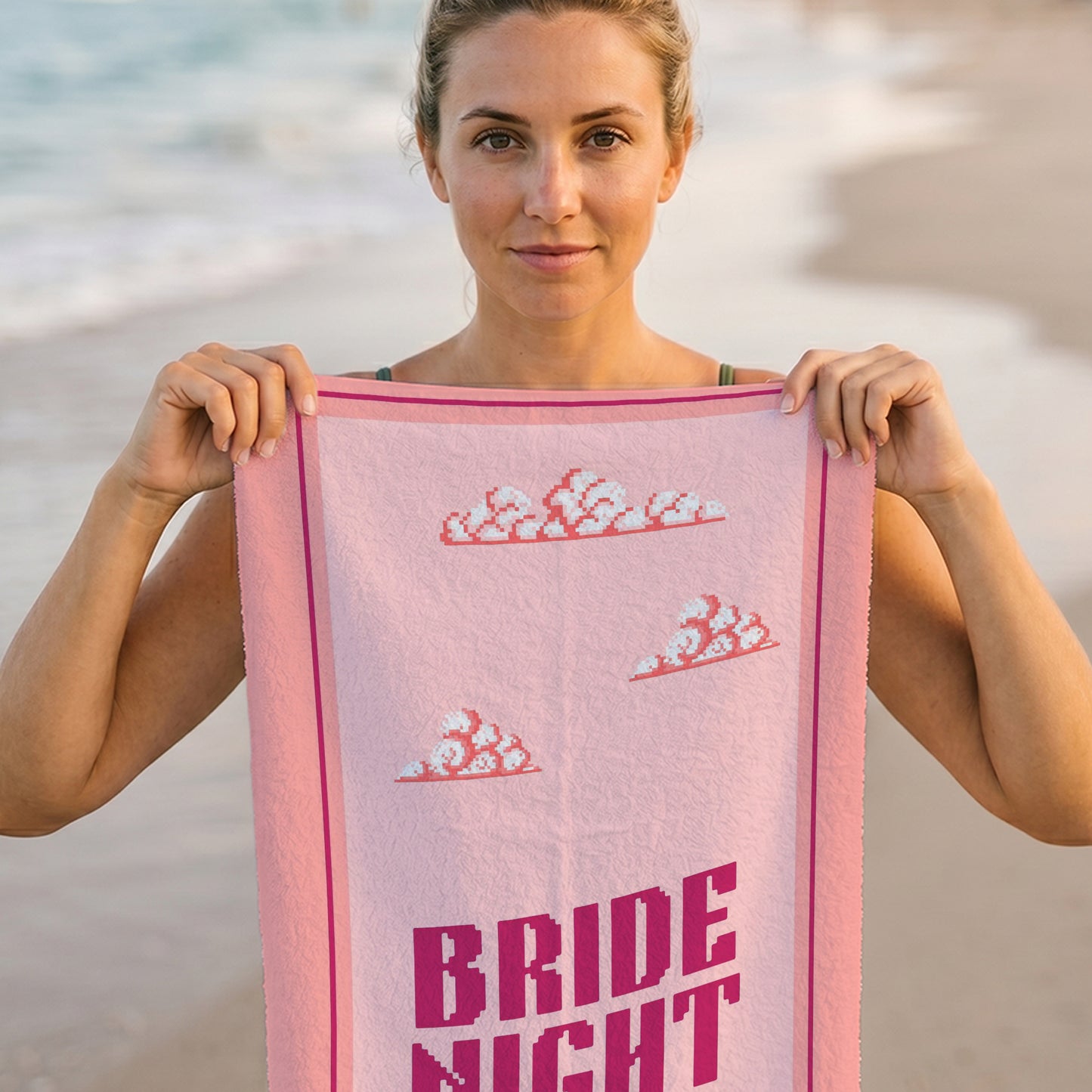 Bride Night Bachelorette Printed Towel