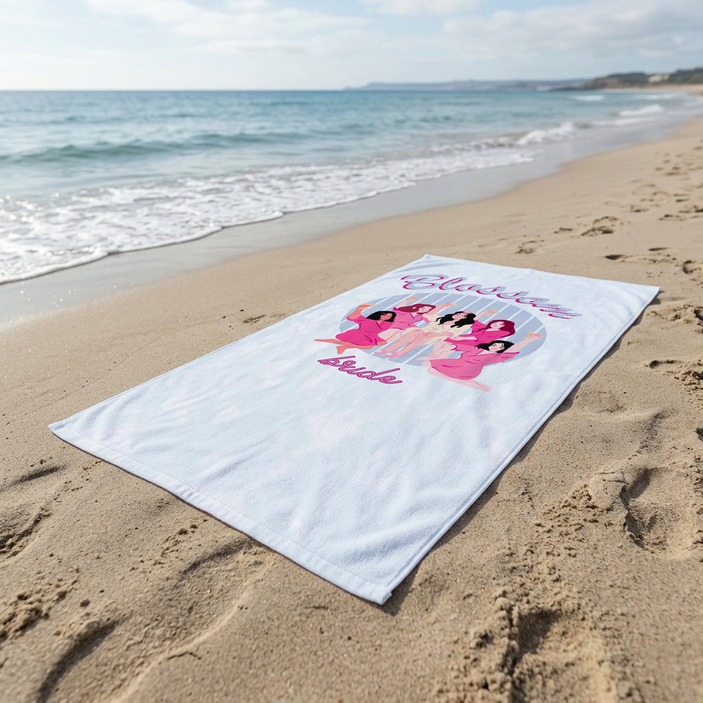 Bachelorette Girls Club Printed Towel