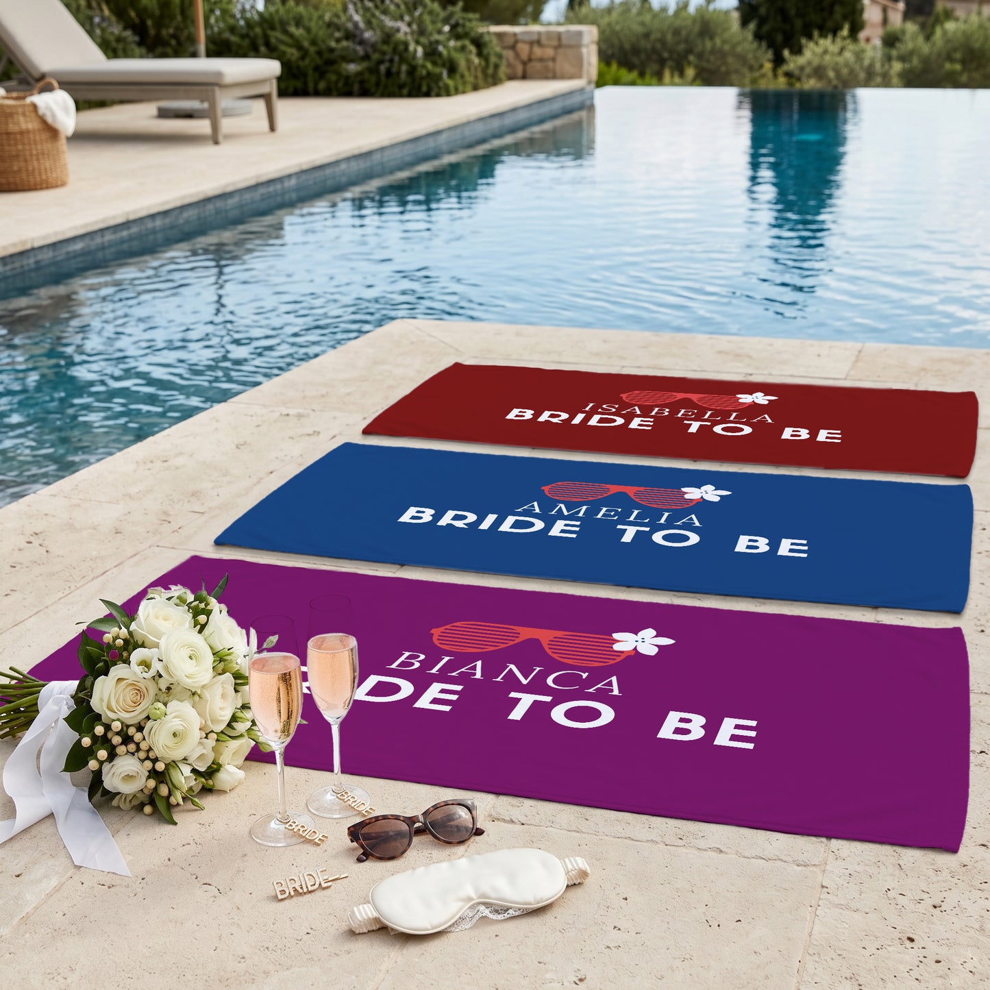 Amelia Bride To Be Printed Towel