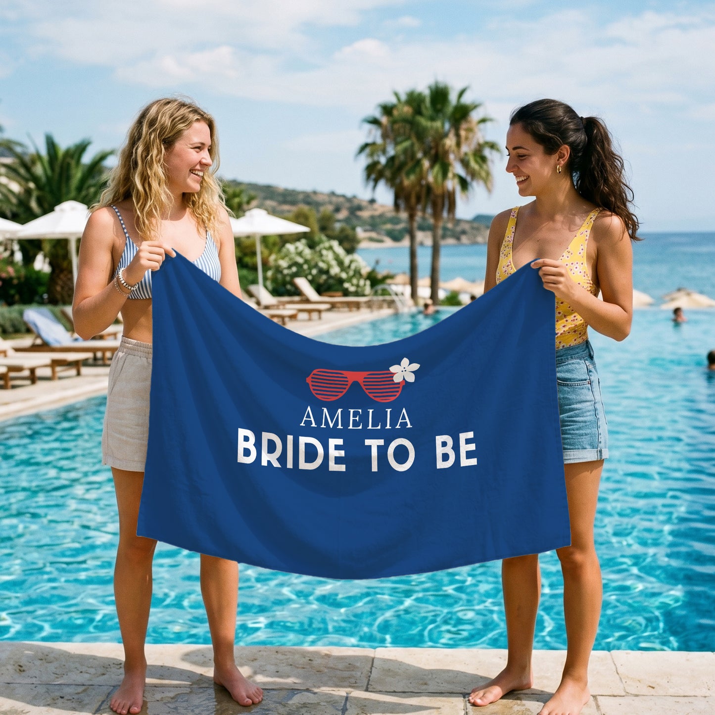 Amelia Bride To Be Printed Towel