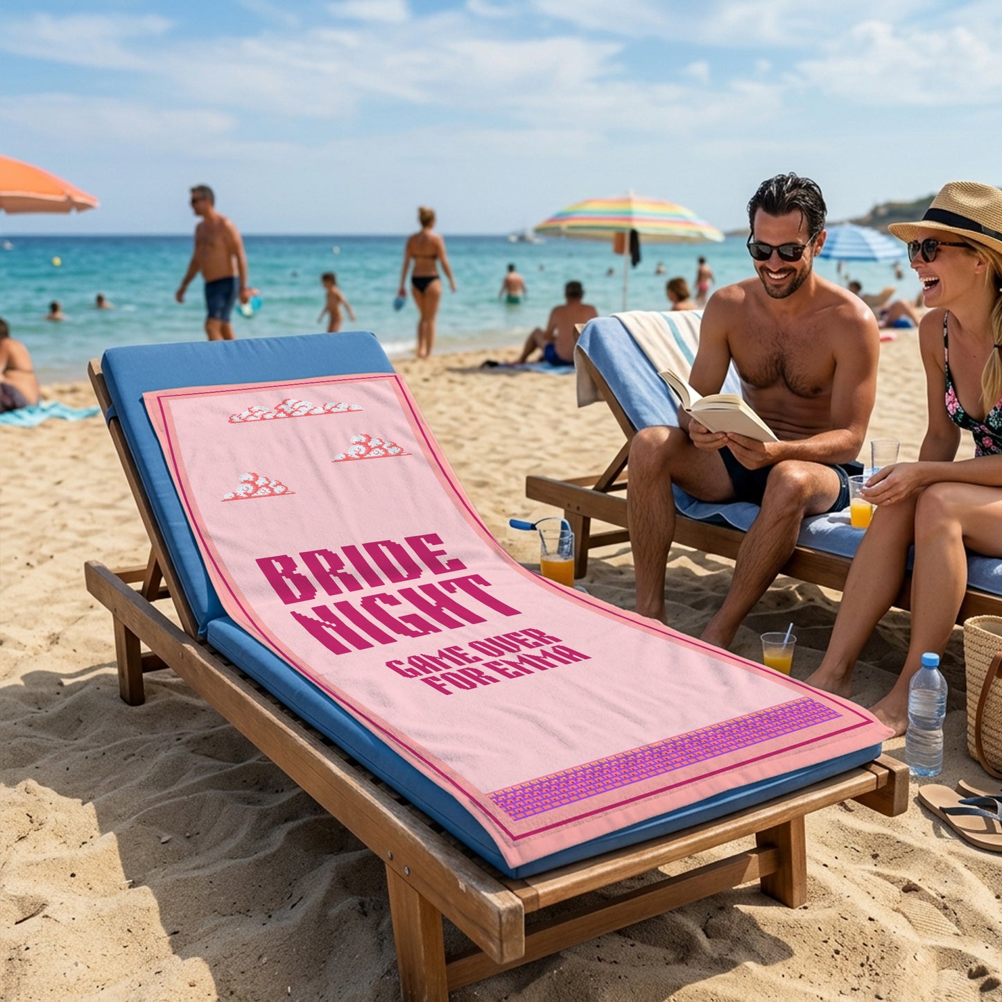 Bride Night Bachelorette Printed Towel