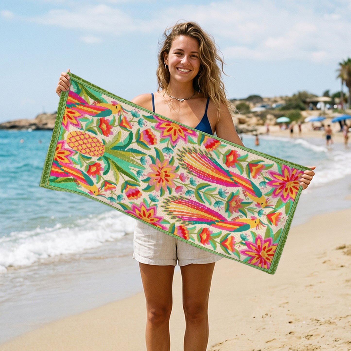 Tropical Fruit Garden Printed Towel