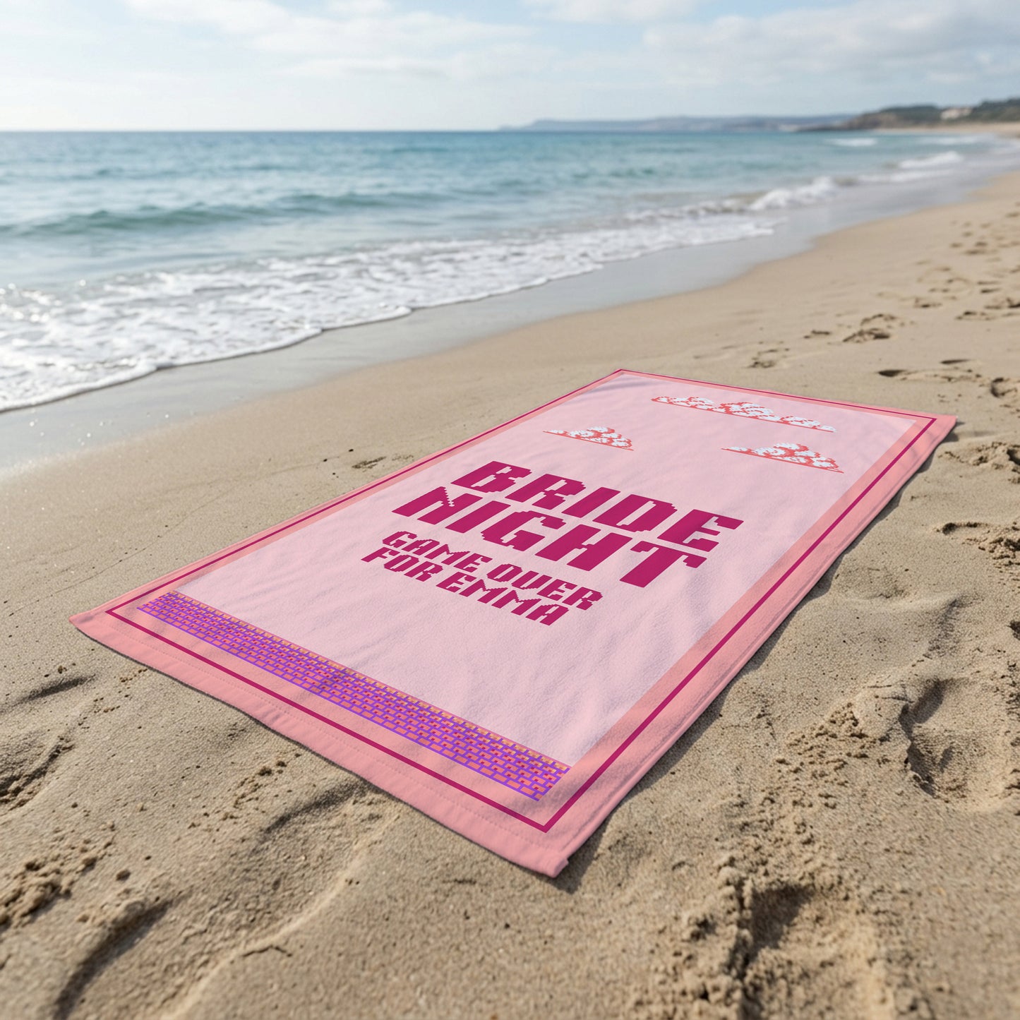 Bride Night Bachelorette Printed Towel