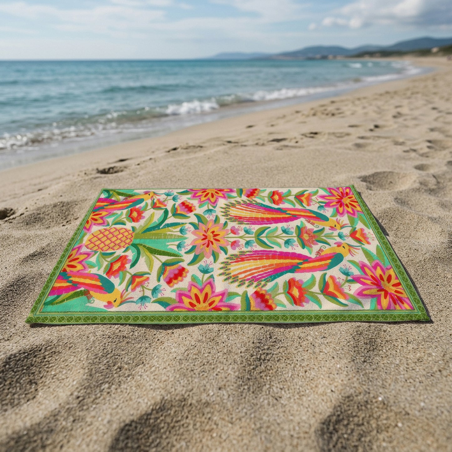 Tropical Fruit Garden Printed Towel