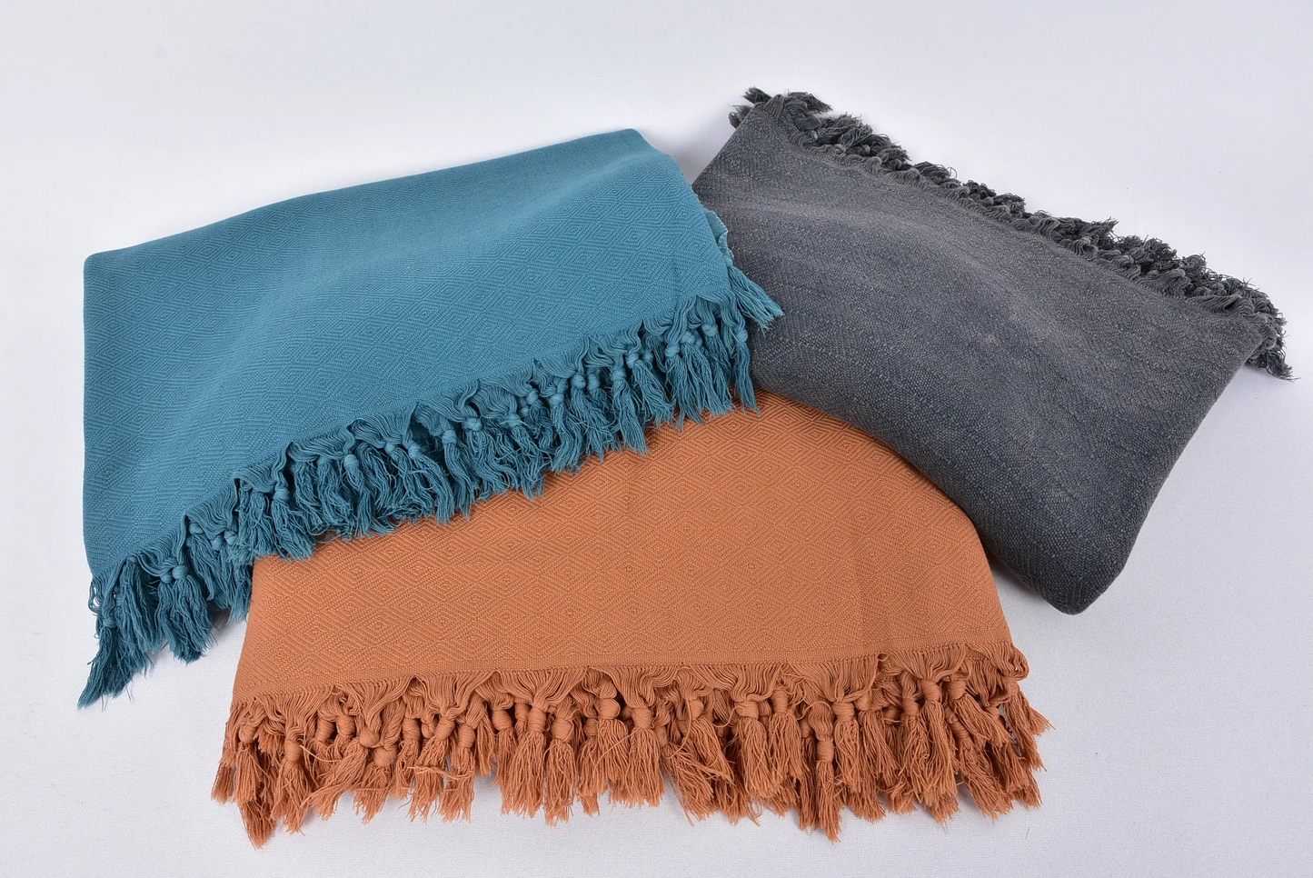 Winter Blanket Turkish Cotton Beige, 71x107 Inches