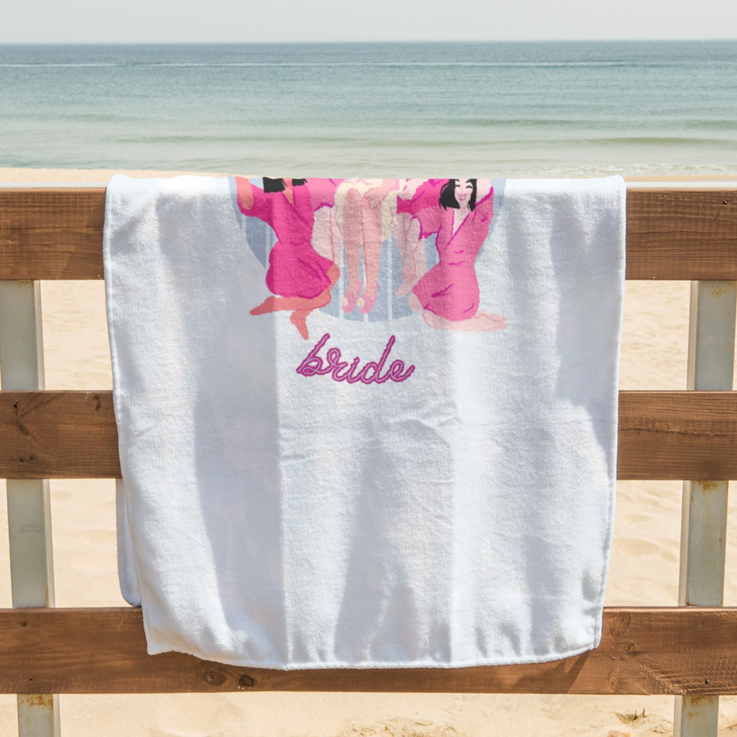Bachelorette Girls Club Printed Towel