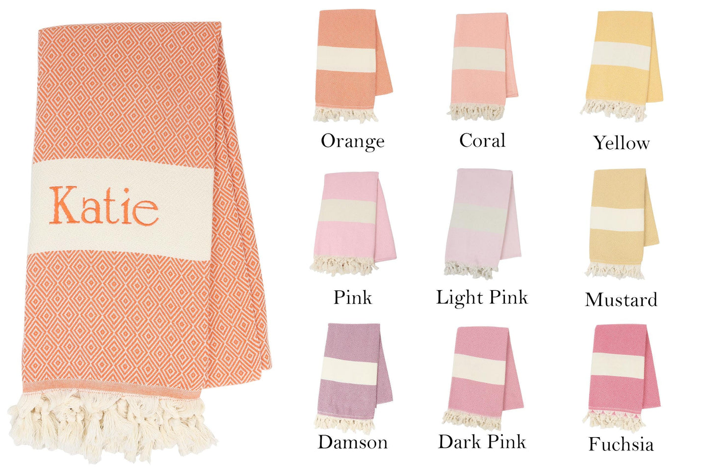 Bachelorette Party Favor, Personalized Gifts, Personalized Beach Towel Gift, Bridesmaid Gift, Wedding Gifts, Bride Gift, Turkish Beach Towel