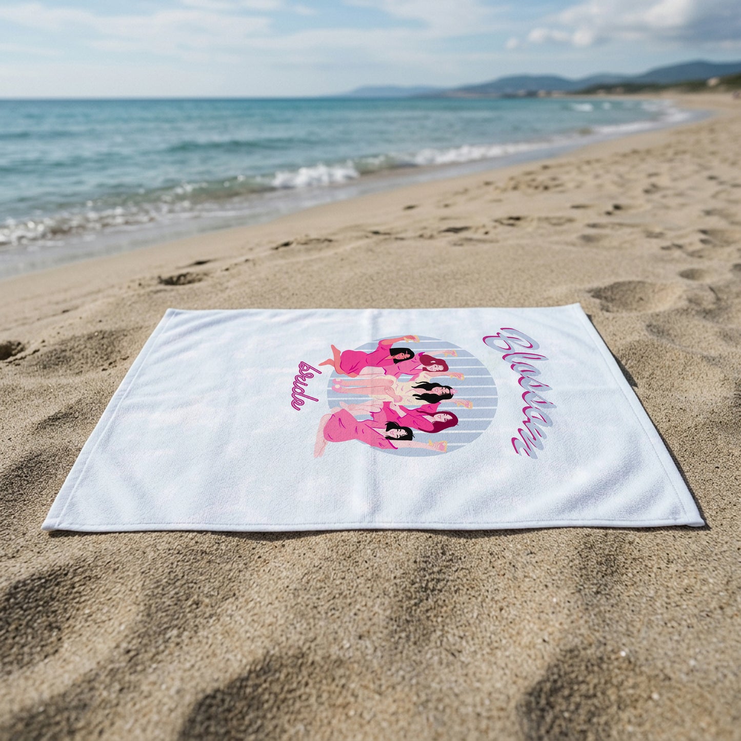 Bachelorette Girls Club Printed Towel