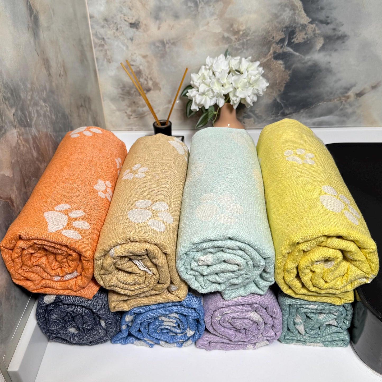 Personalized Turkish Beach Towel: Embroidered Cotton Peshtemal Gift