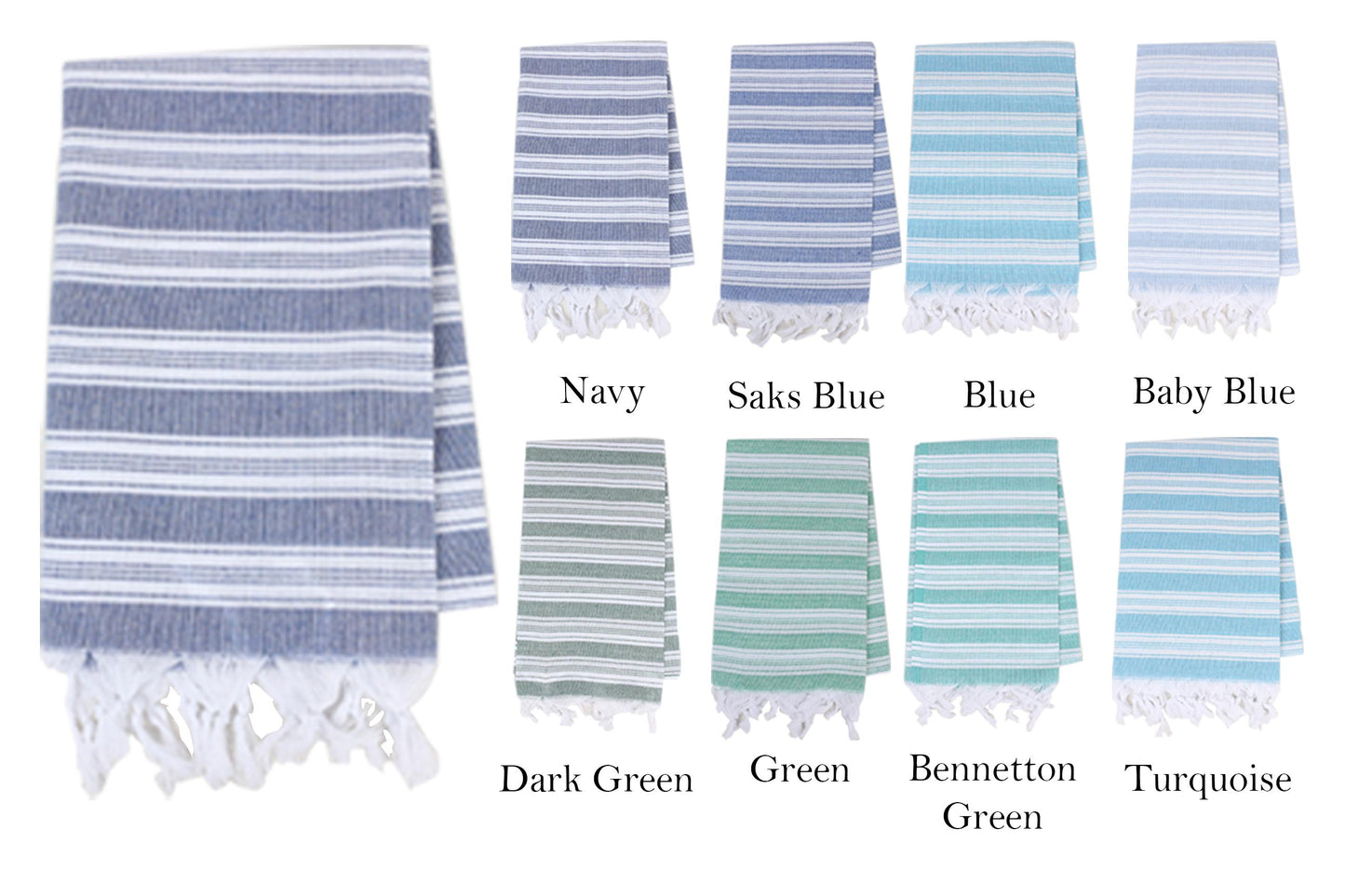 Personalized Turkish Beach Towel: Handwoven Cotton Peshtemal, Wedding Favor