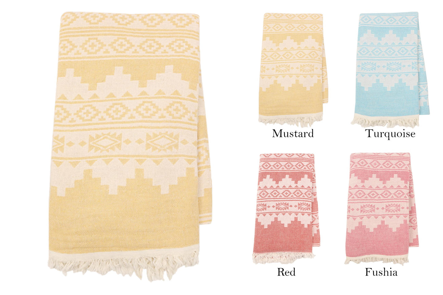 Personalized Turkish Beach Towel: Embroidered Bachelorette Party Favor
