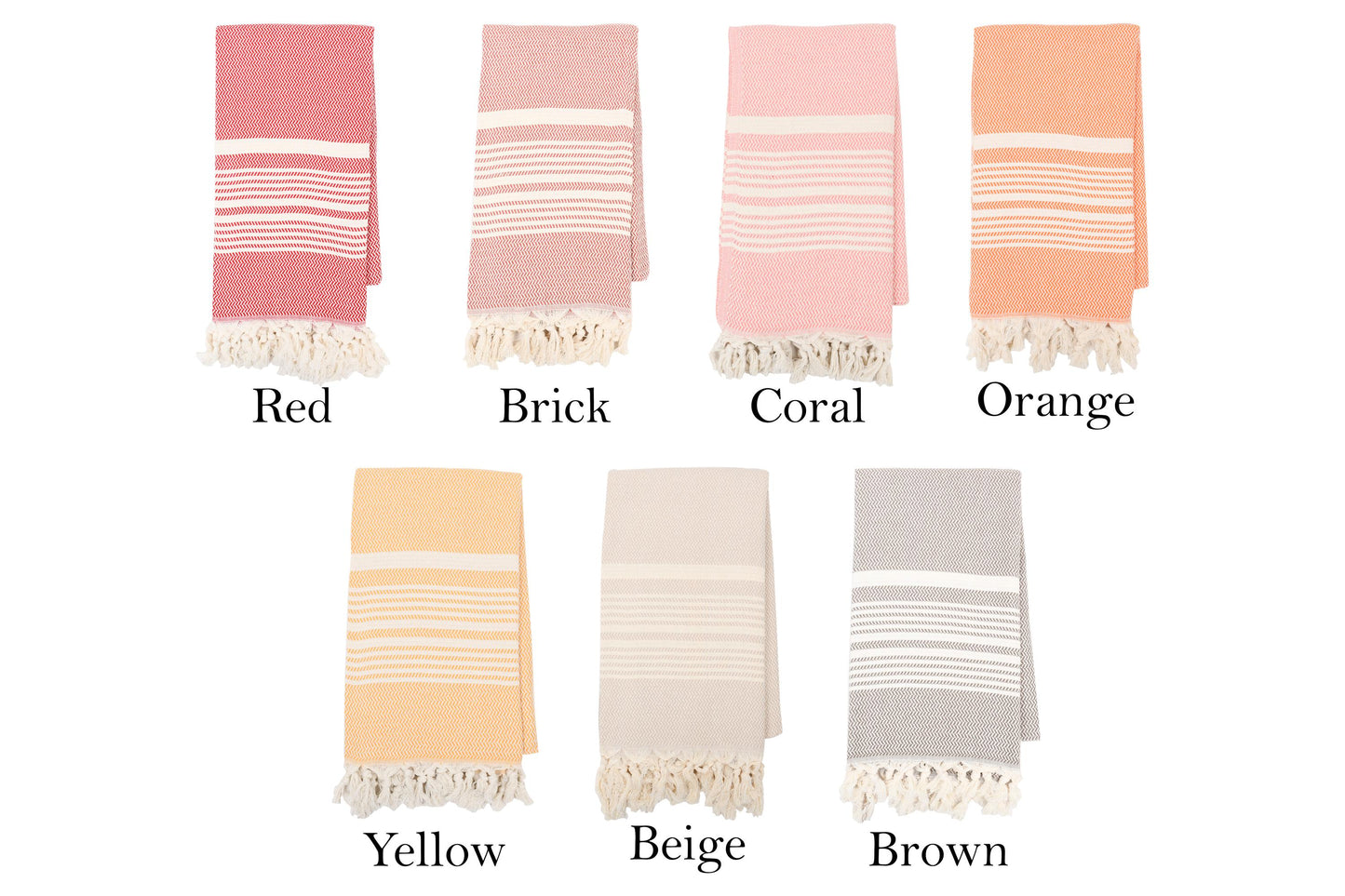 Handwoven Turkish Peshtemal Towel: Personalized Cotton Beach Towel