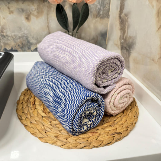 Personalized Turkish Beach Towel: Handwoven Cotton Peshtemal, Custom Embroidery