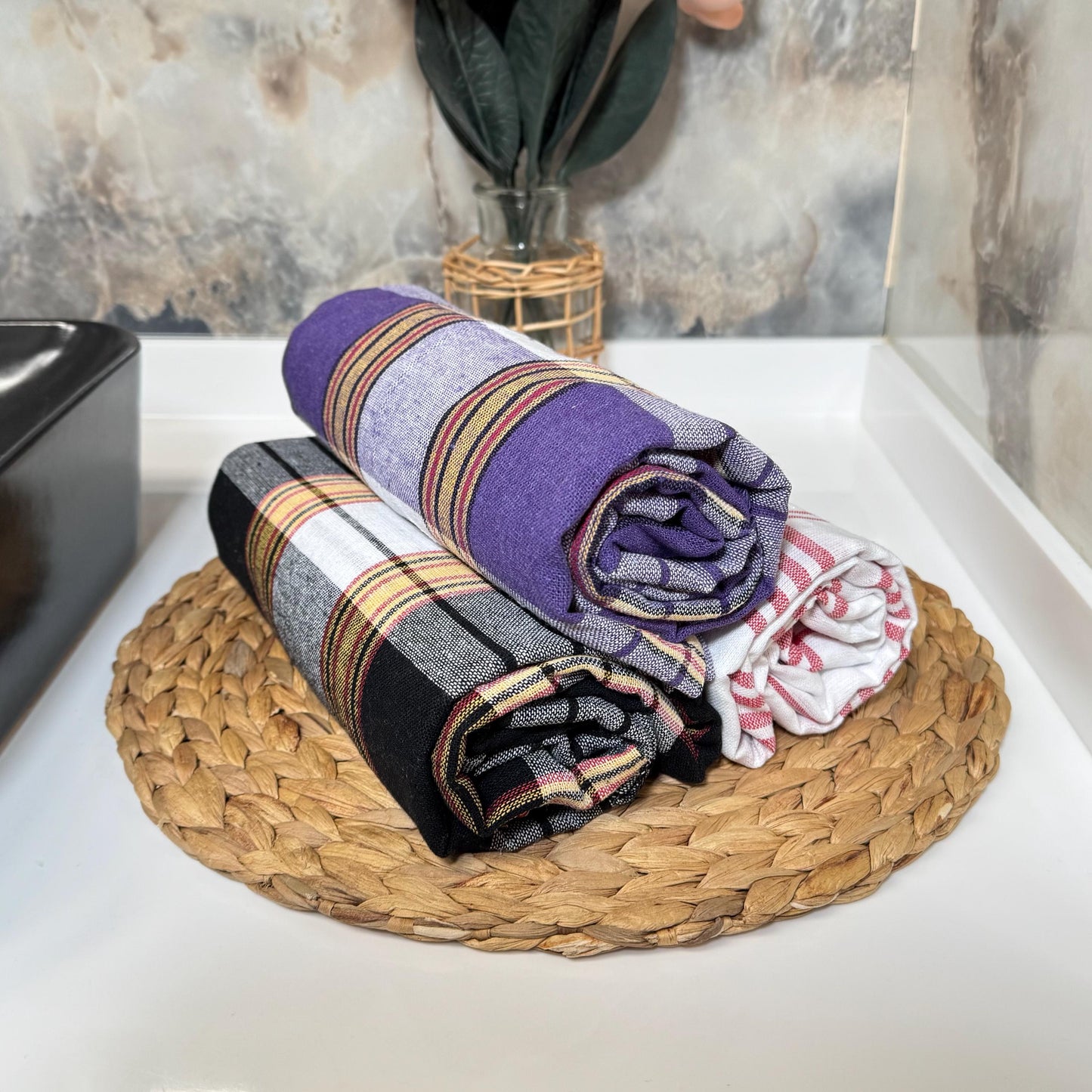 Personalized Turkish Beach Towel: Handwoven Cotton Peshtemal, Bachelorette Gift