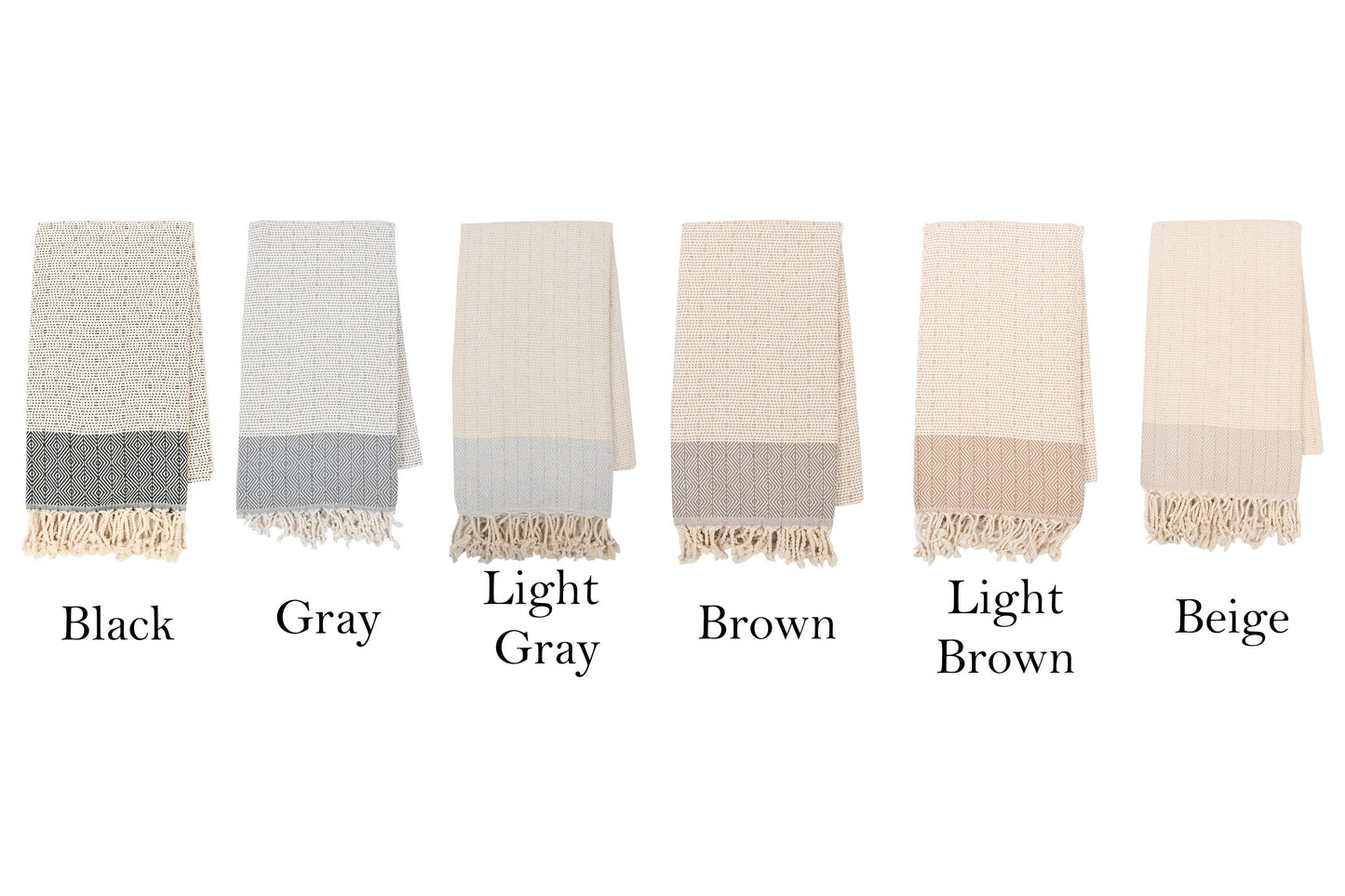 Handwoven Turkish Beach Towel: Personalized Cotton Peshtemal, Bride Gift