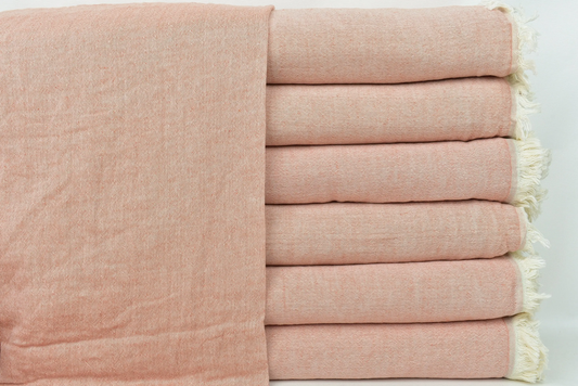 Wohndecke Beige Gestreift, 152x231 cm Tagesdecke