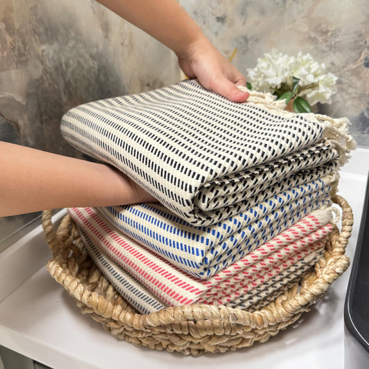 Personalized Turkish Towel: Embroidered Organic Cotton Wedding Favor