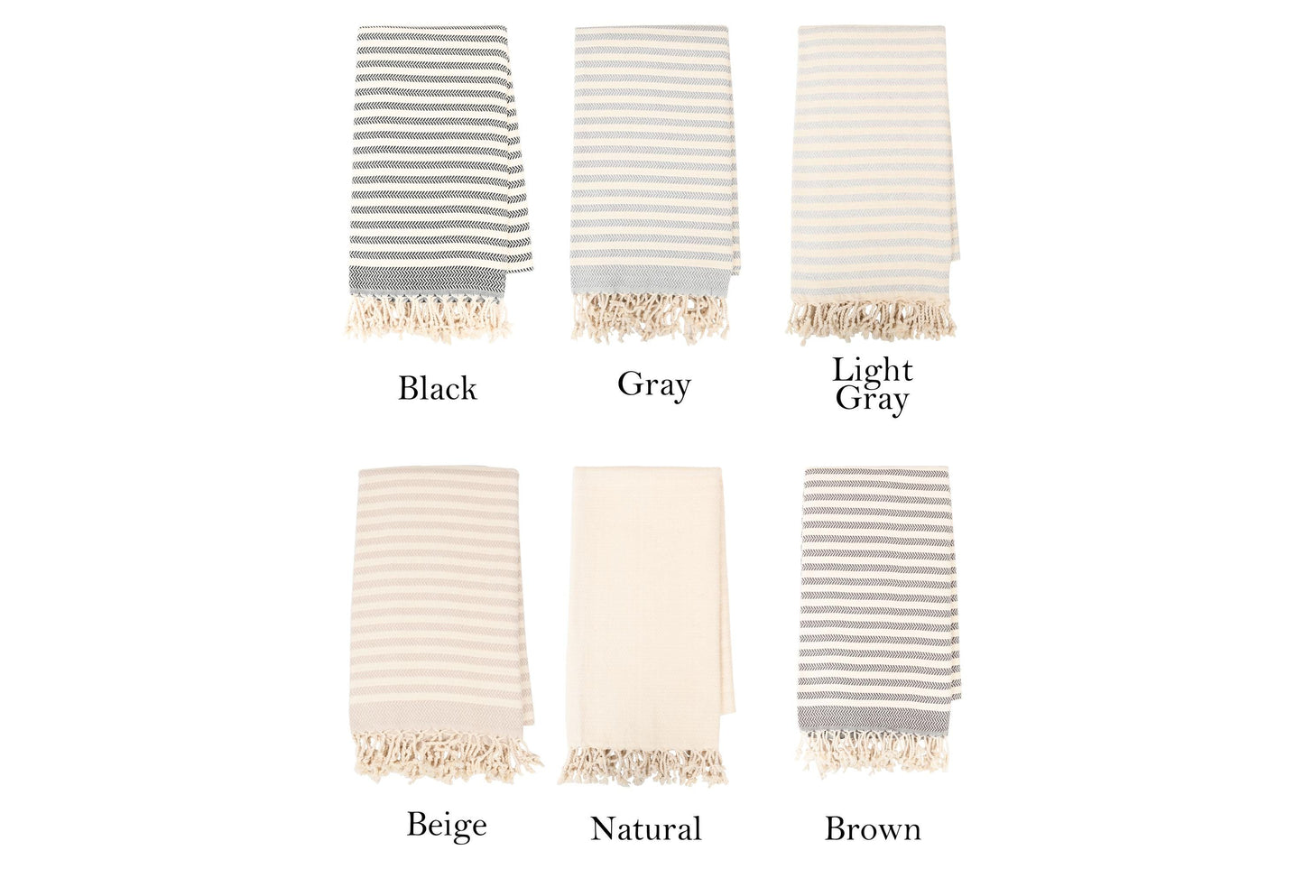 Personalized Turkish Cotton Beach Towel: Handwoven Peshtemal, Custom Embroidery
