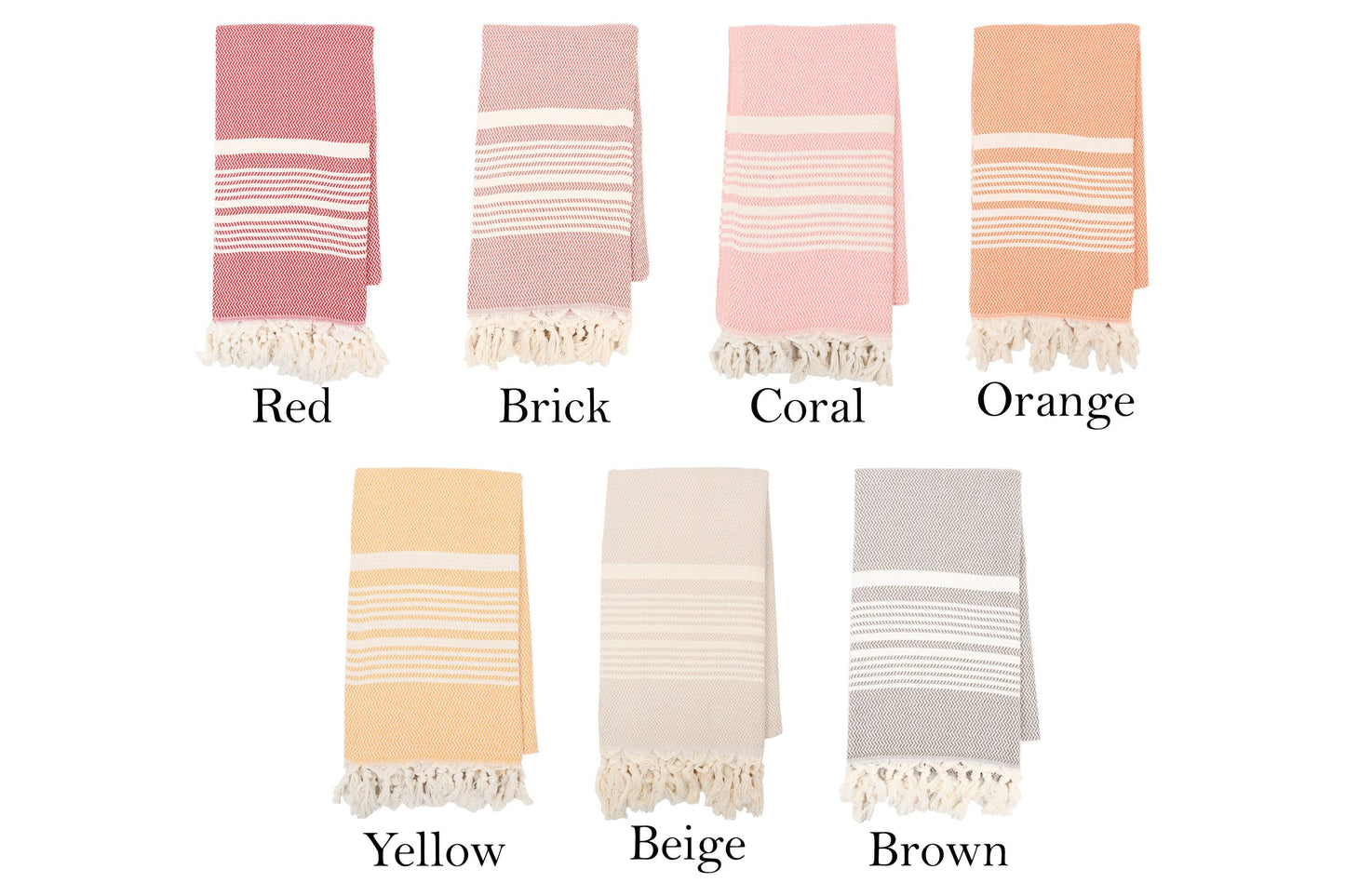 Personalized Turkish Beach Towel: Embroidered Cotton Peshtemal Gift