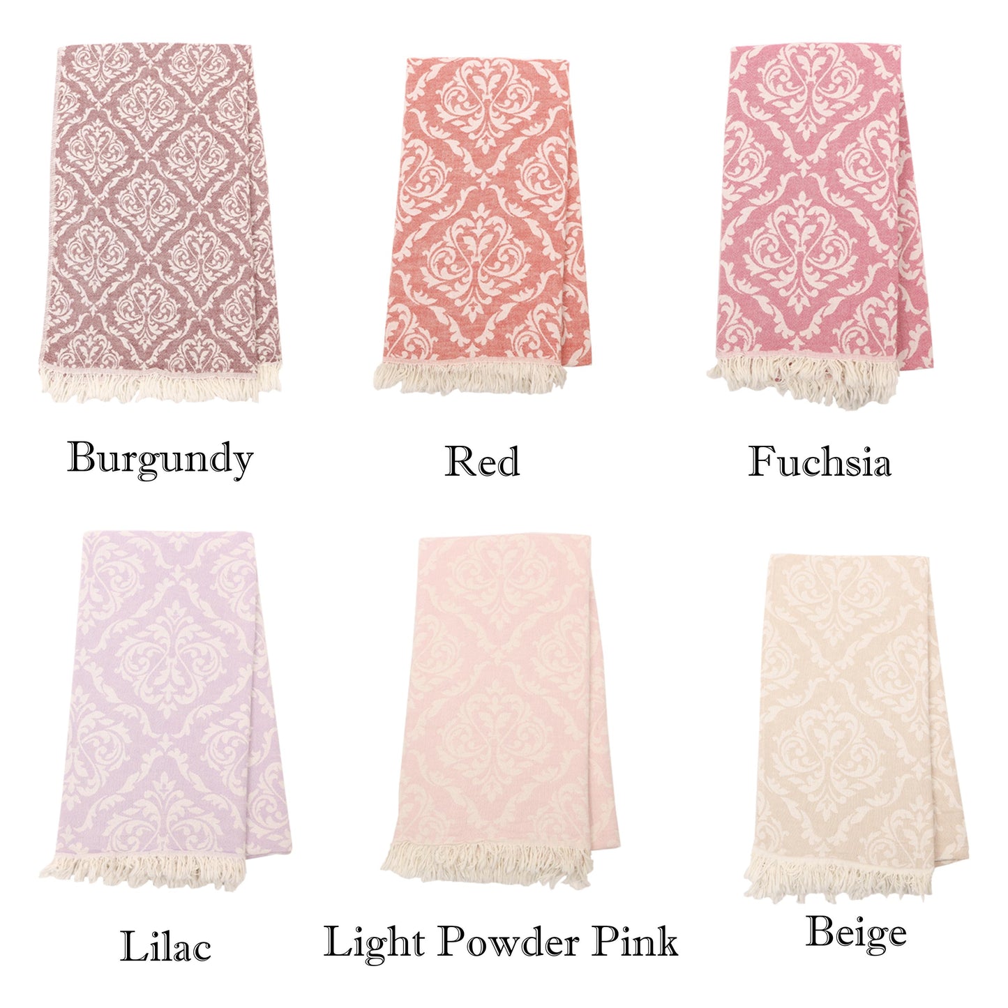 Personalized Turkish Cotton Peshtemal Towel: Custom Embroidered Beach, Bath, Spa
