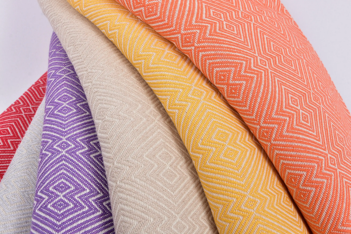 Turkish Cotton Blanket Throw Beige, 79x103 Inches