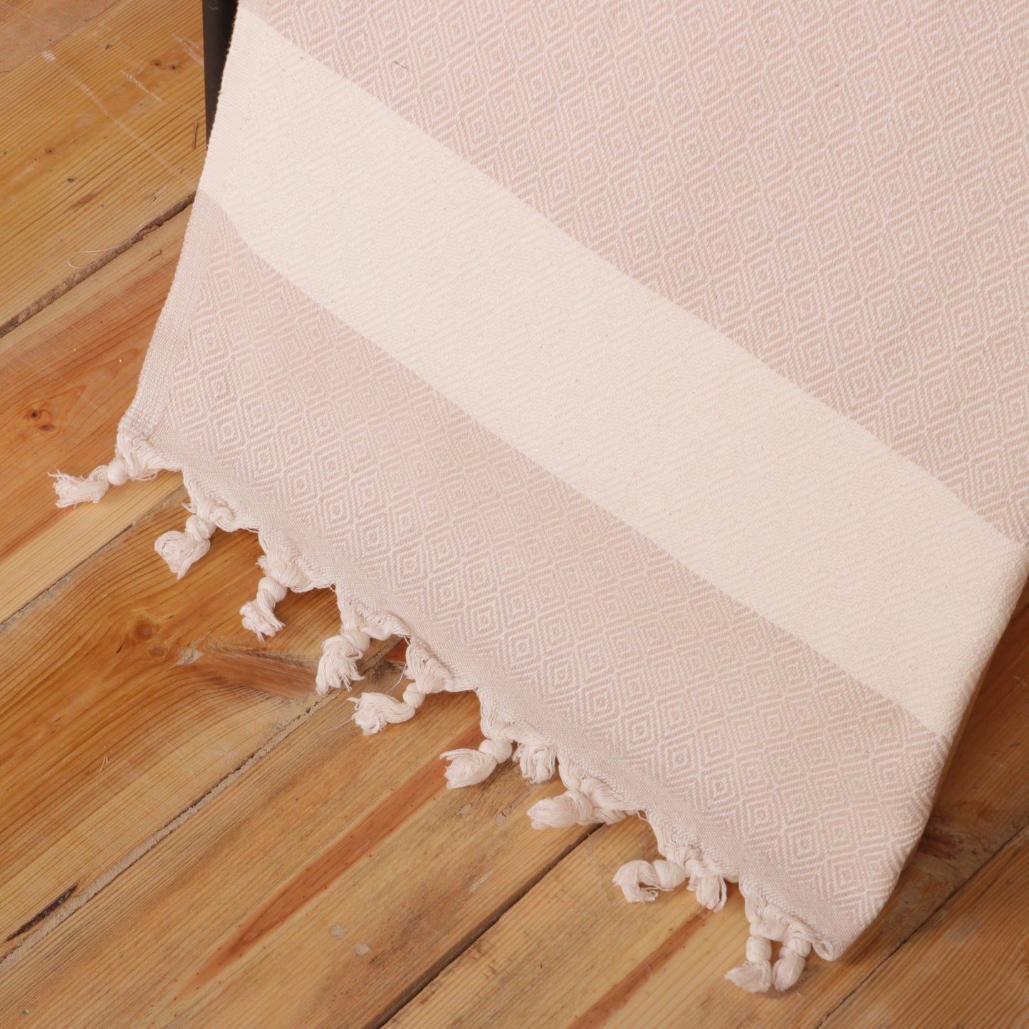 Beige Cabrioverdeck Türkisches Handtuch Strandtasche