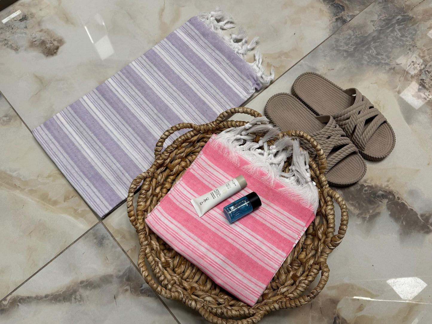 Custom Embroidered Turkish Cotton Towel: Personalized Wedding Favor