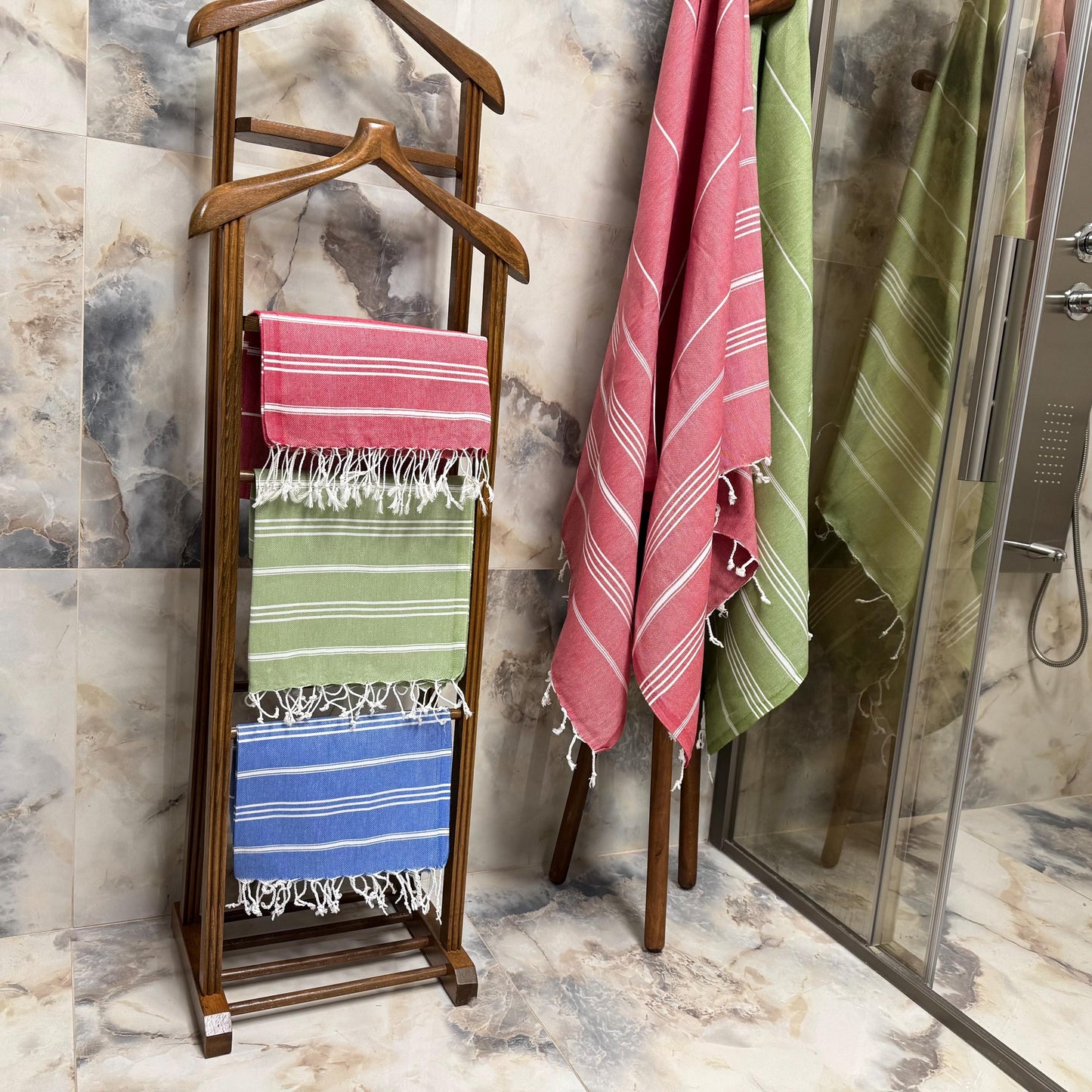 Custom Embroidered Turkish Beach Towel: 100% Cotton Peshtemal