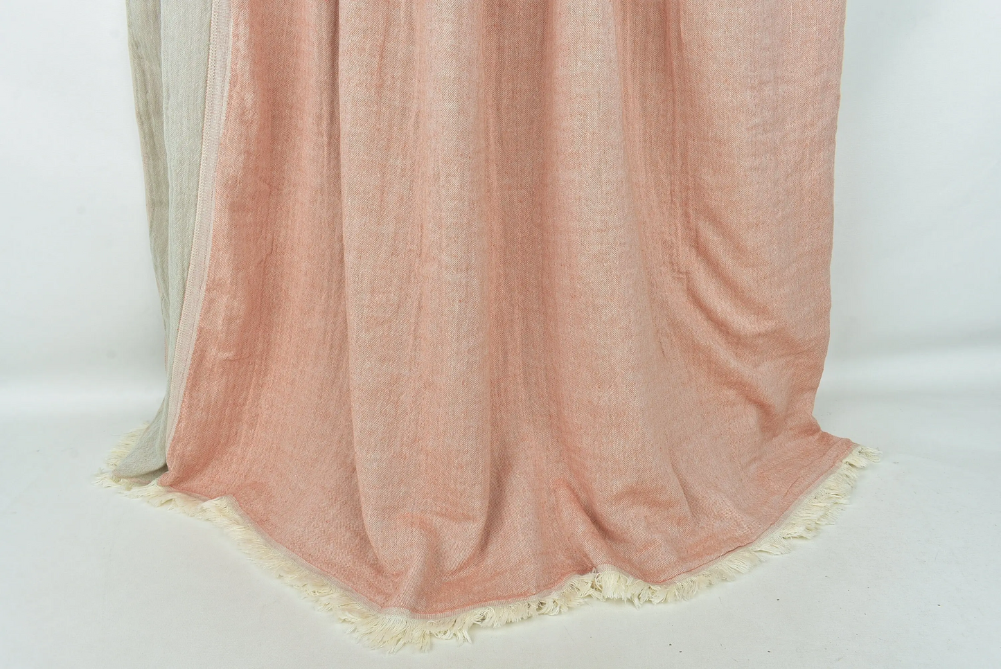 Home Decor Blanket Beige Striped, 60x91 Inches Bed Cover