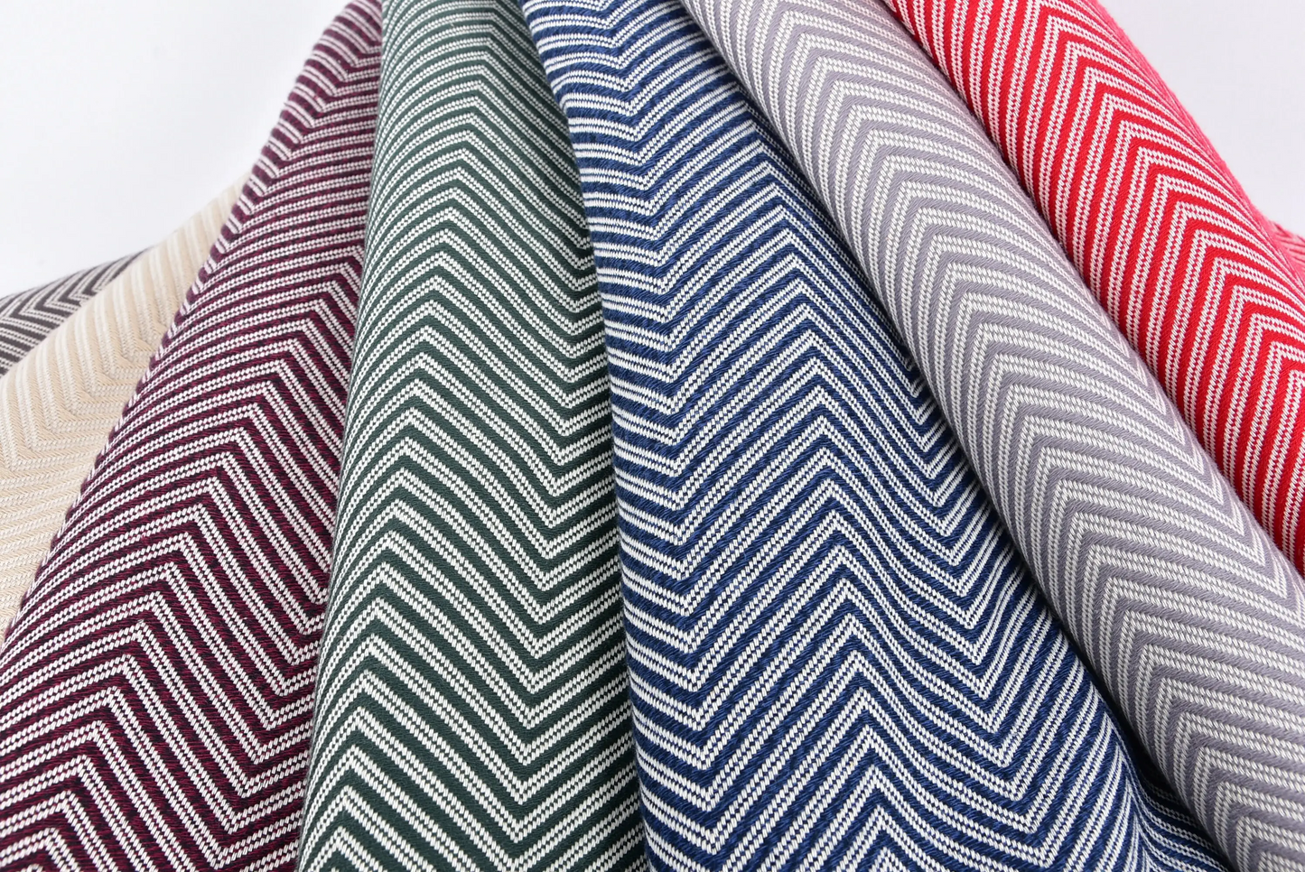 Winter Blanket Turkish Cotton Beige Stripes, 83x91 Inches