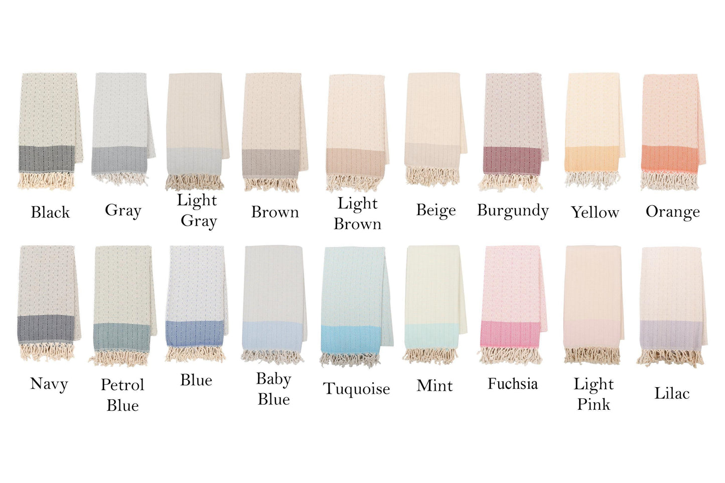 Personalized Turkish Beach Towel: Handwoven Cotton Peshtemal, Bridal Gift