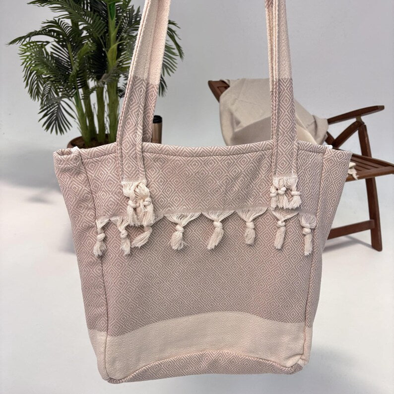Pebble Bay Convertible Turkish Towel Beach Bag