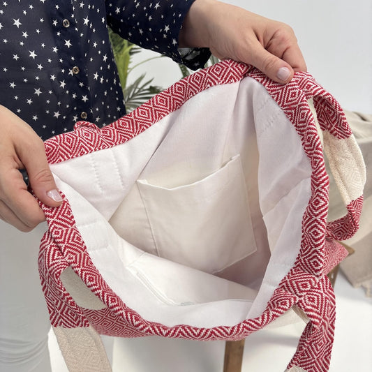 Bordeaux Sand Convertible Turkish Towel Beach Bag