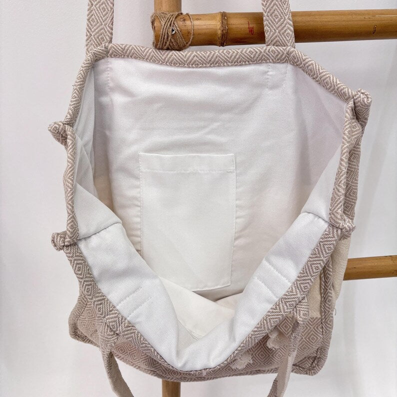 Pebble Bay Convertible Turkish Towel Beach Bag