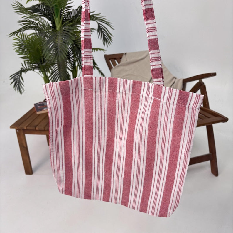 Riviera Rose Convertible Turkish Towel Beach Bag