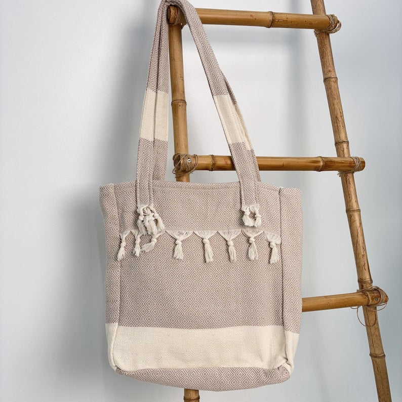 Pebble Bay Convertible Turkish Towel Beach Bag