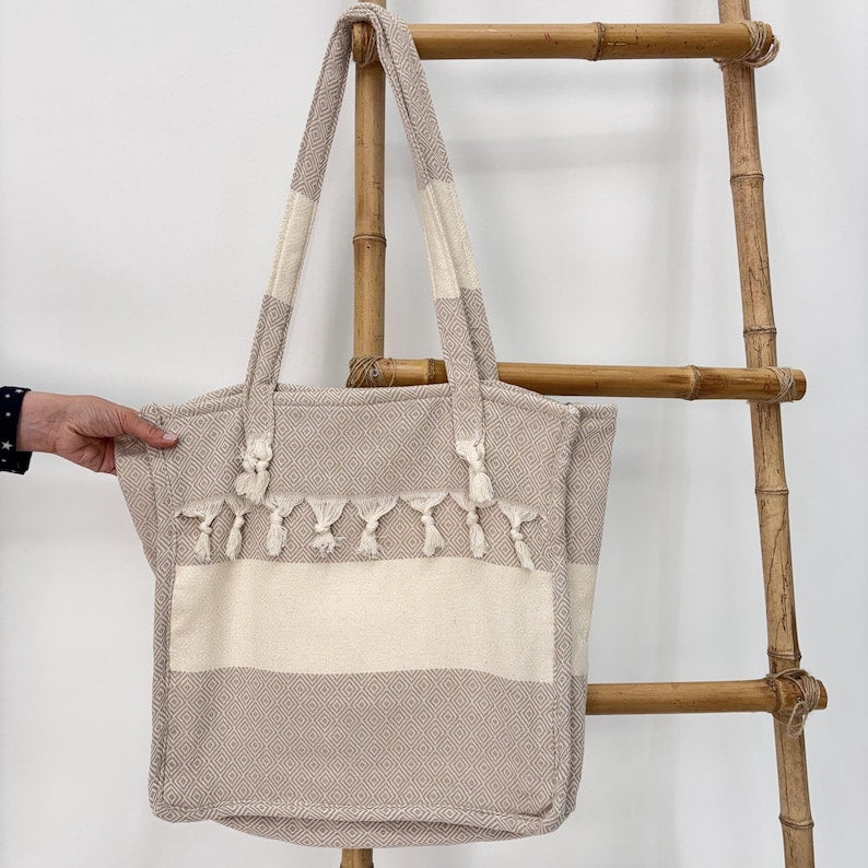 Pebble Bay Convertible Turkish Towel Beach Bag