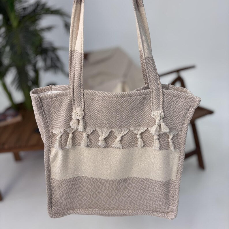 Pebble Bay Convertible Turkish Towel Beach Bag