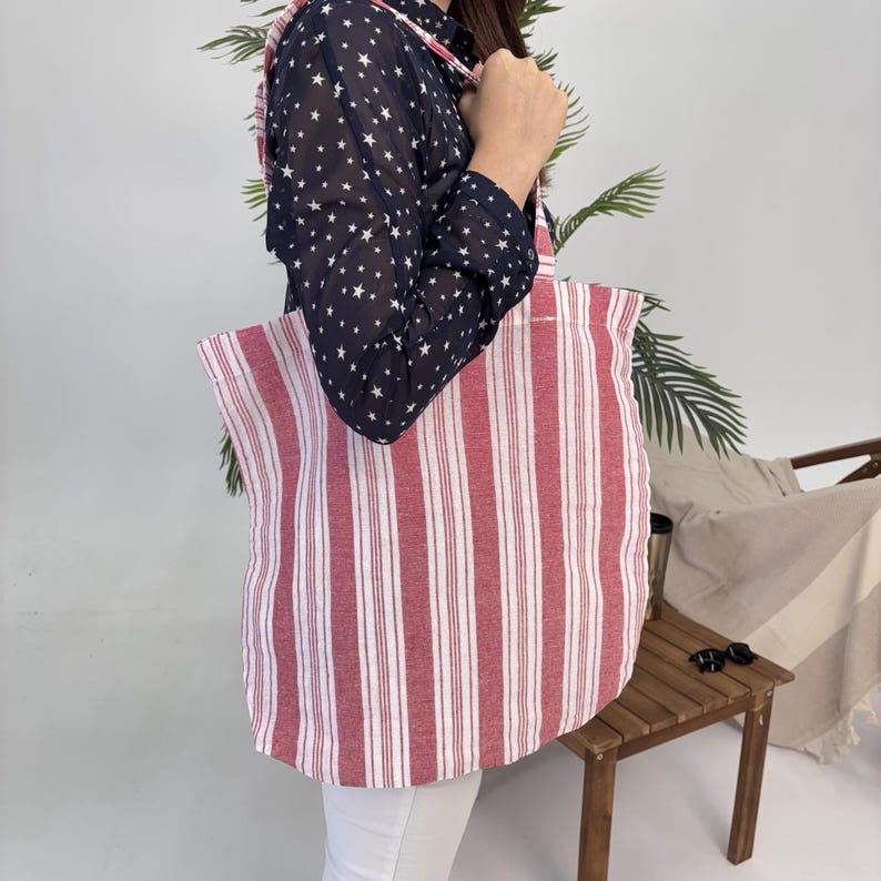 Riviera Rose Convertible Turkish Towel Beach Bag