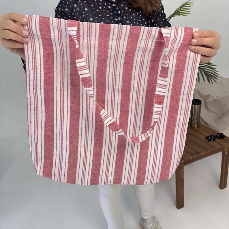 Riviera Rose Convertible Turkish Towel Beach Bag