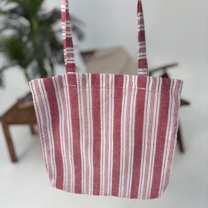 Riviera Rose Convertible Turkish Towel Beach Bag