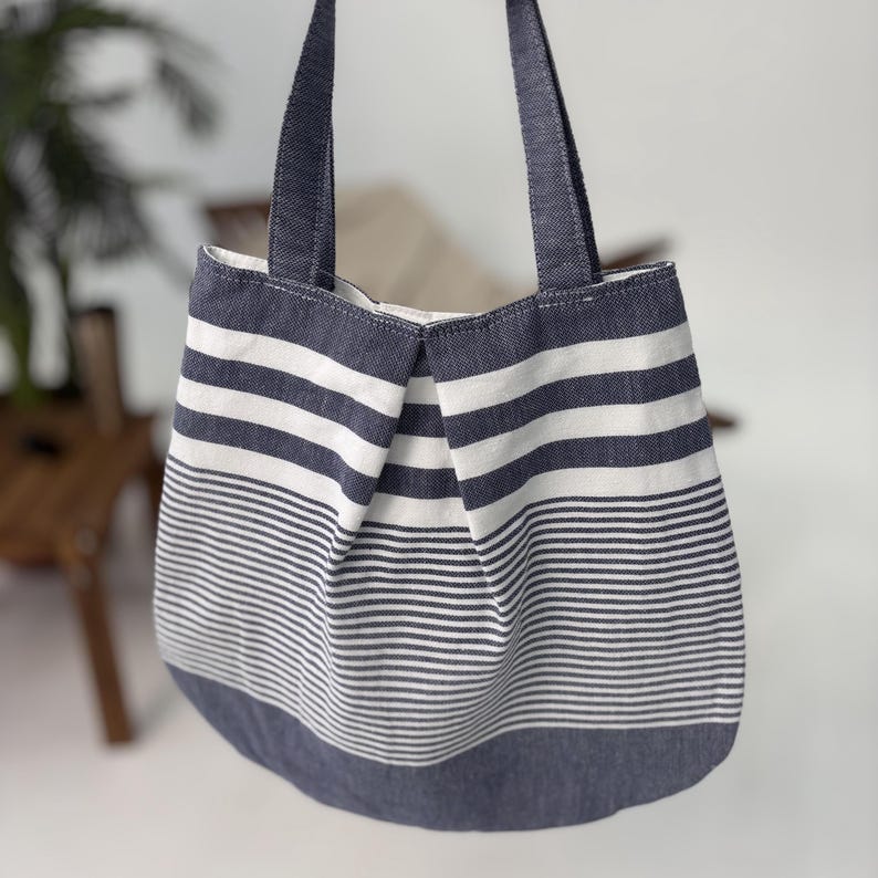 Naxos Tide Convertible Turkish Towel Beach Bag