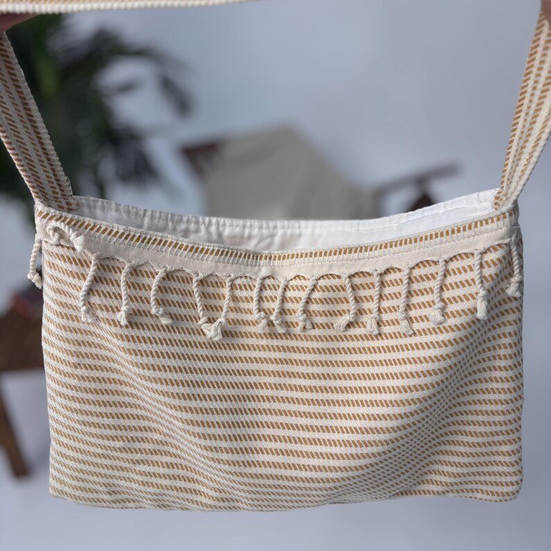 Golden Dune Convertible Turkish Towel Beach Bag